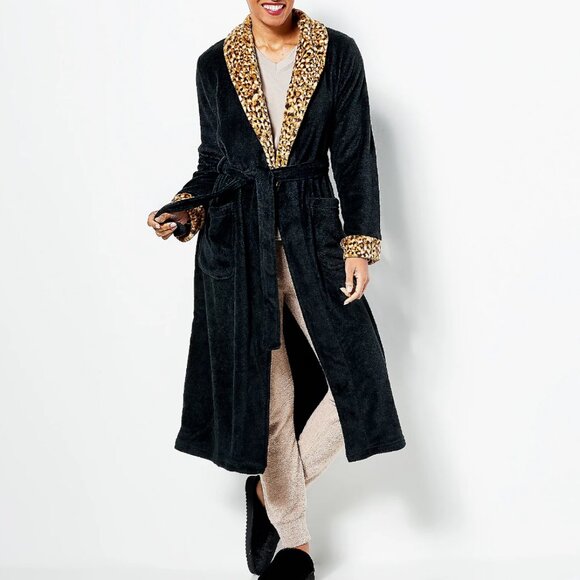 Stan Herman Other - Stan Herman Classic Plush Safari Wrap Robe 13324